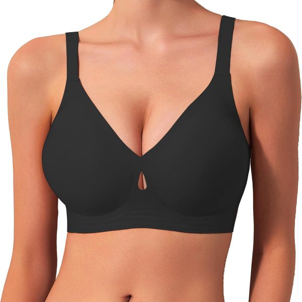 Women Wireless Bras No Underwire Seamless Push Up Full Coverage Supportive s Comfortable Everyday Bra