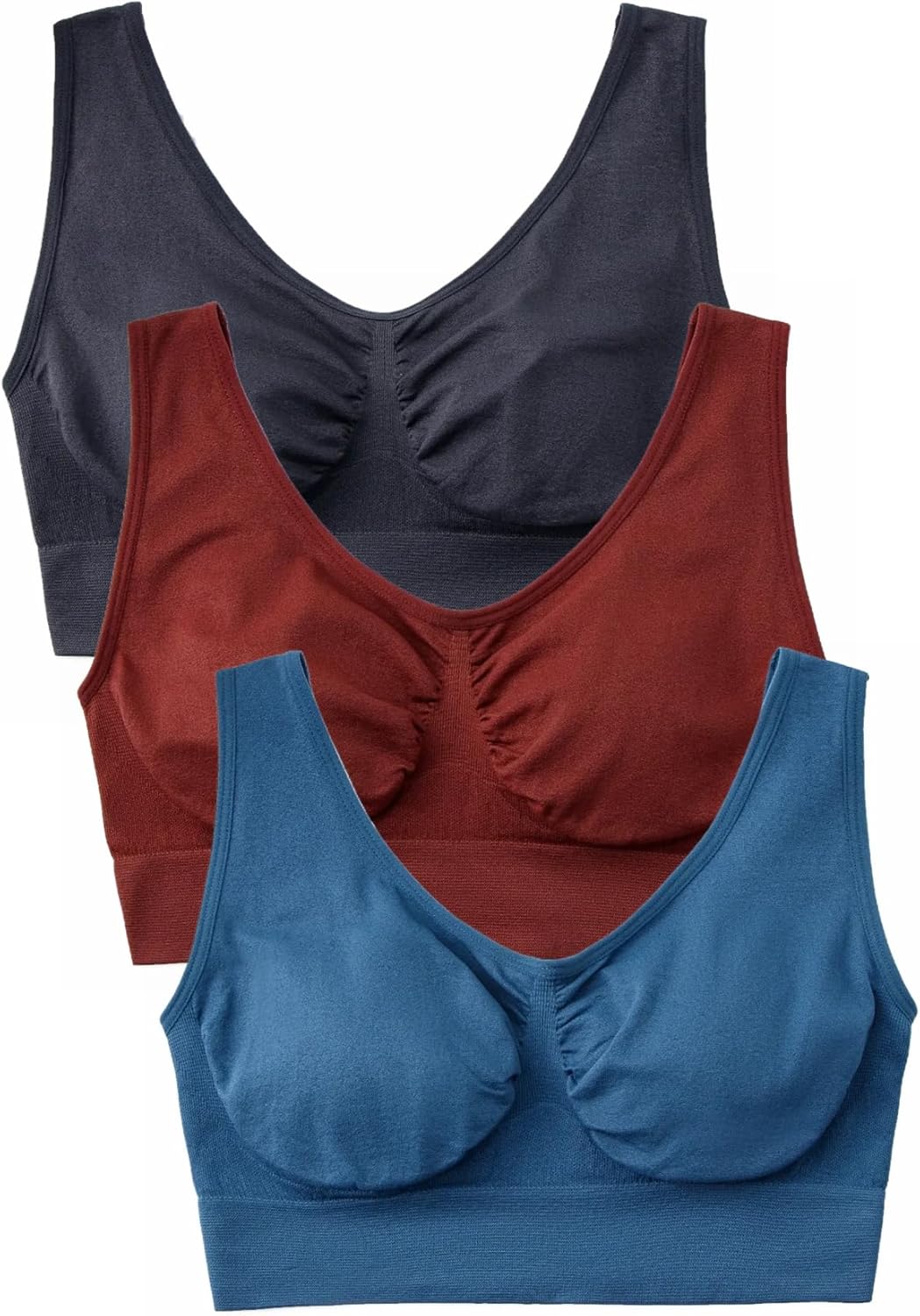 Women Comfort Wirefree Unpadded Sleep Yoga Bra