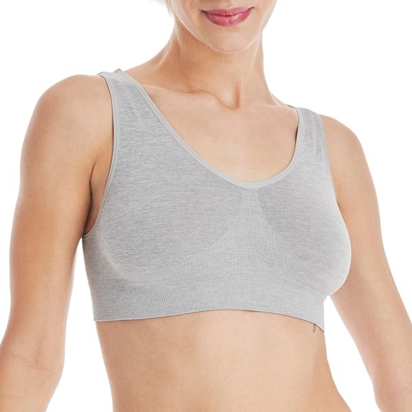 Women Cozy Wireless Bra, Full-Coverage Pullover Bra, Seamless T-Shirt Bra
